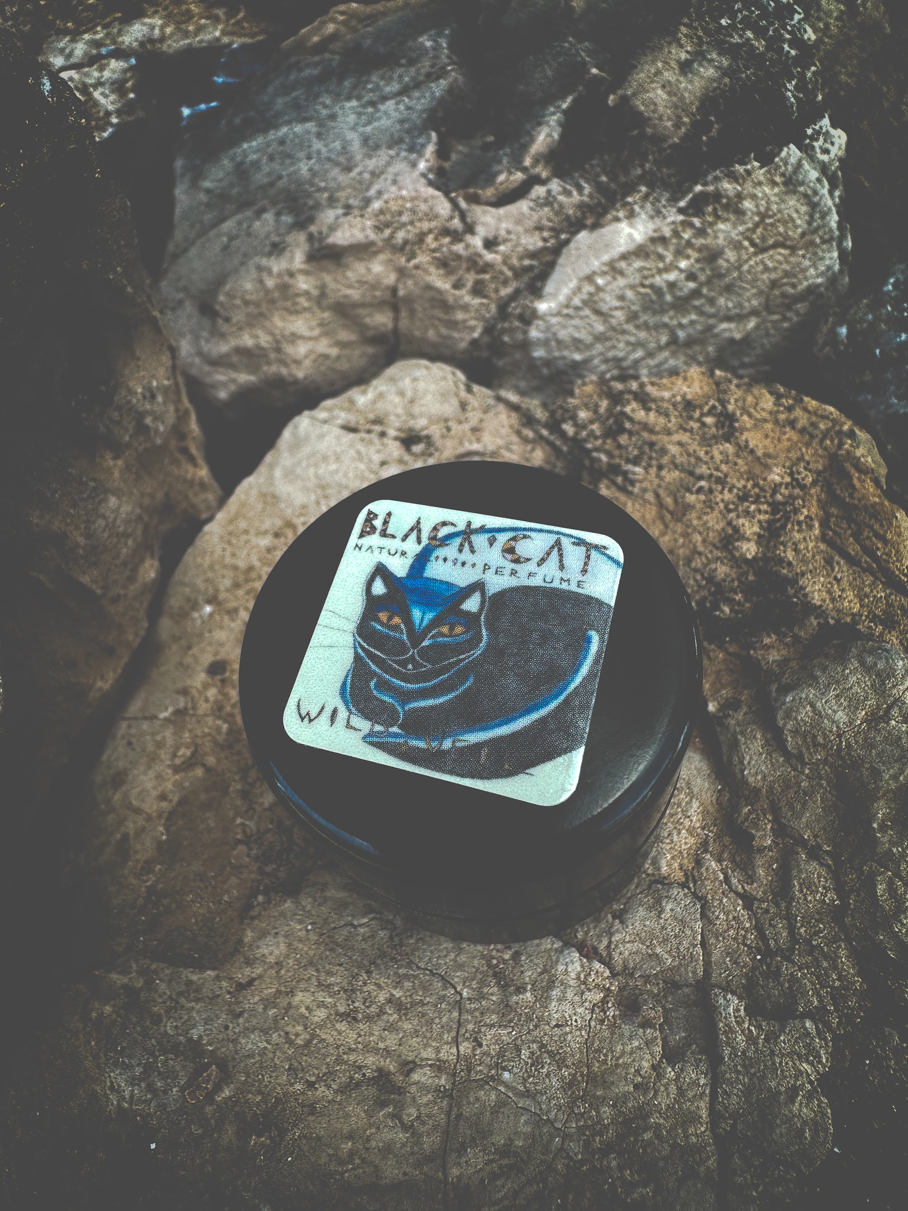 Black Cat. natural forest perfume. smoke, wild clove, lavender, frangipani, herbs, moss. February 2024 - Image 6