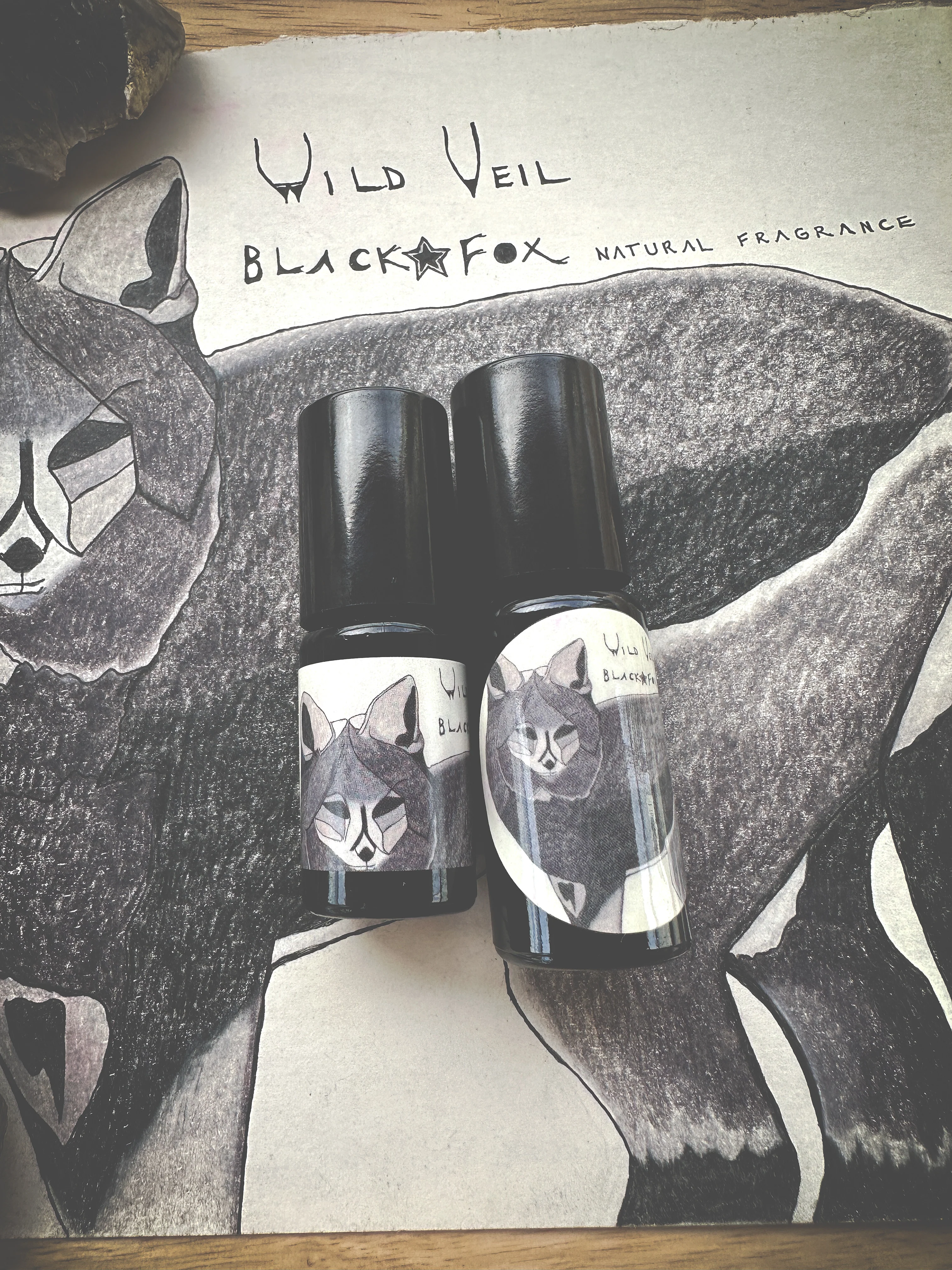 Black Fox. natural perfume. black amber fougère with brisk camphor fur. May 2023 - Image 10
