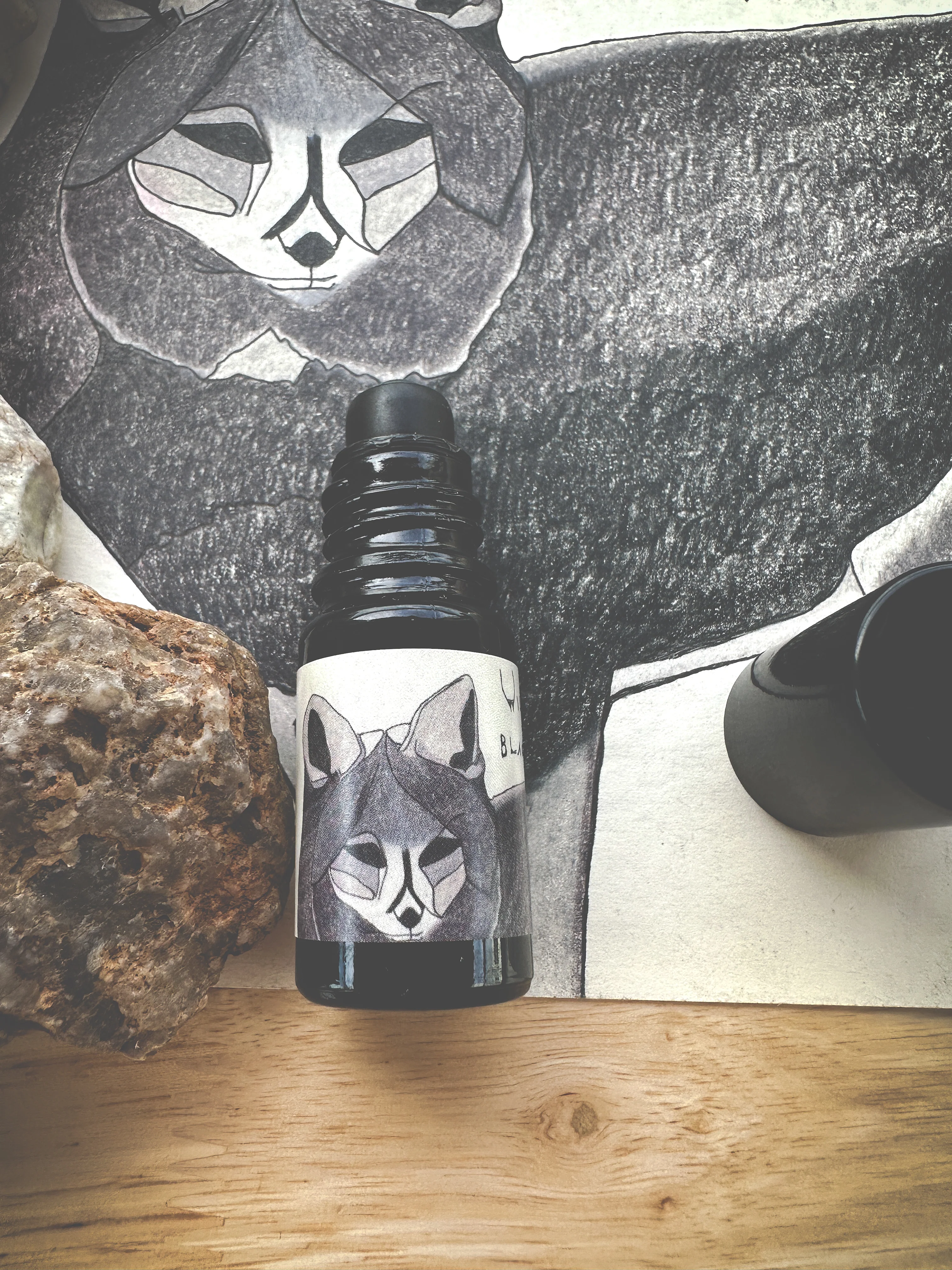 Black Fox. natural perfume. black amber fougère with brisk camphor fur. May 2023 - Image 11