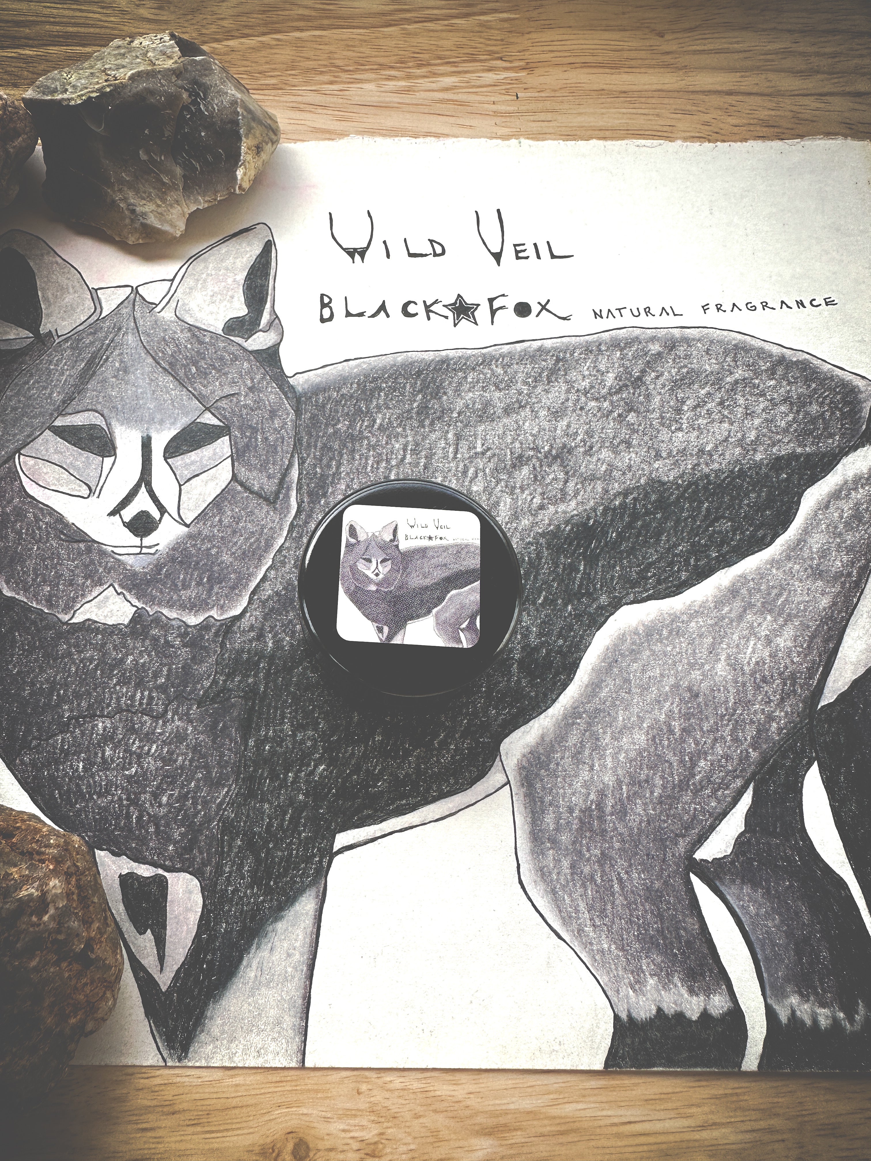 Black Fox. natural perfume. black amber fougère with brisk camphor fur. May 2023 - Image 4