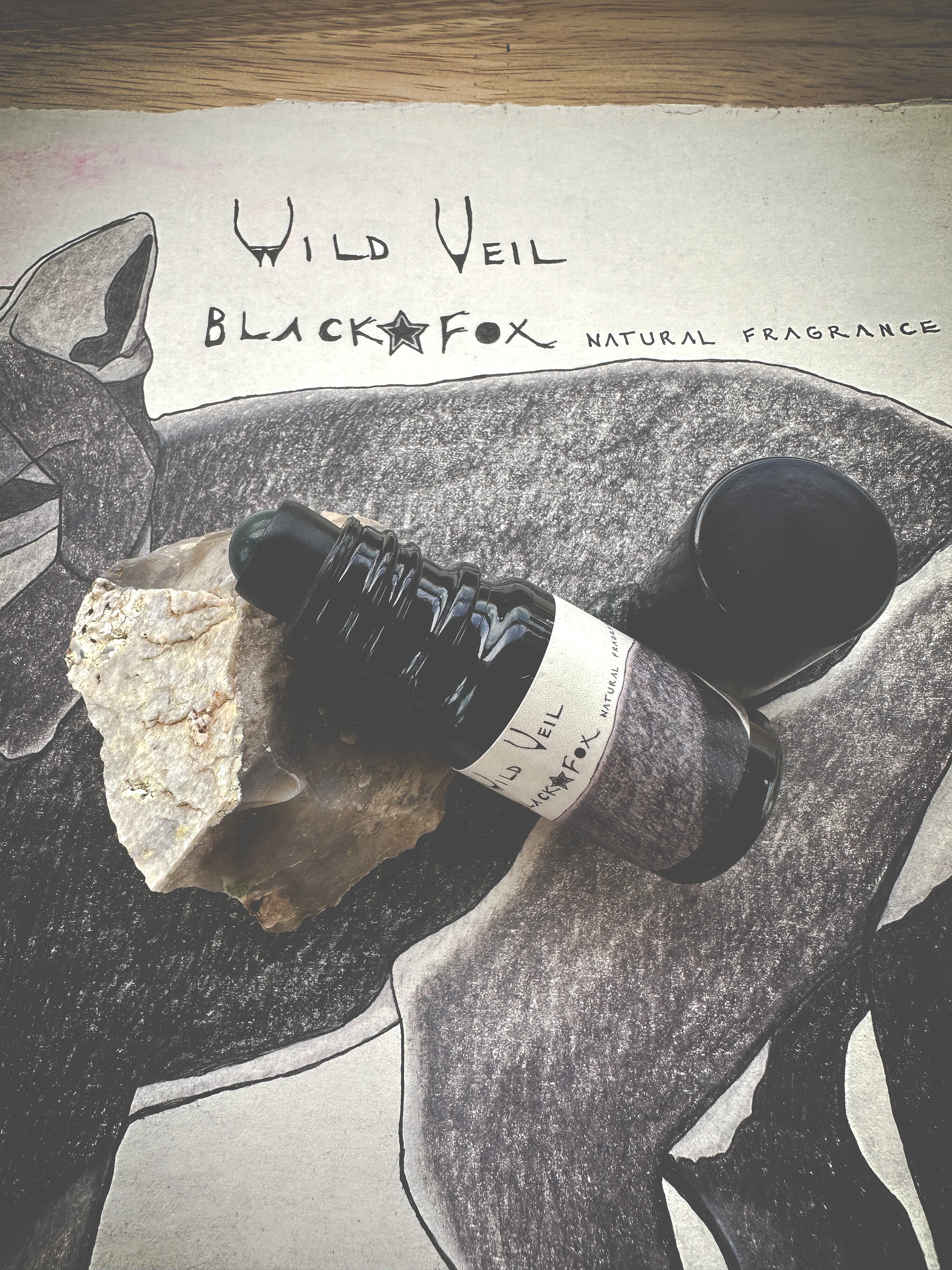 Black Fox. natural perfume. black amber fougère with brisk camphor fur. May 2023 - Image 7