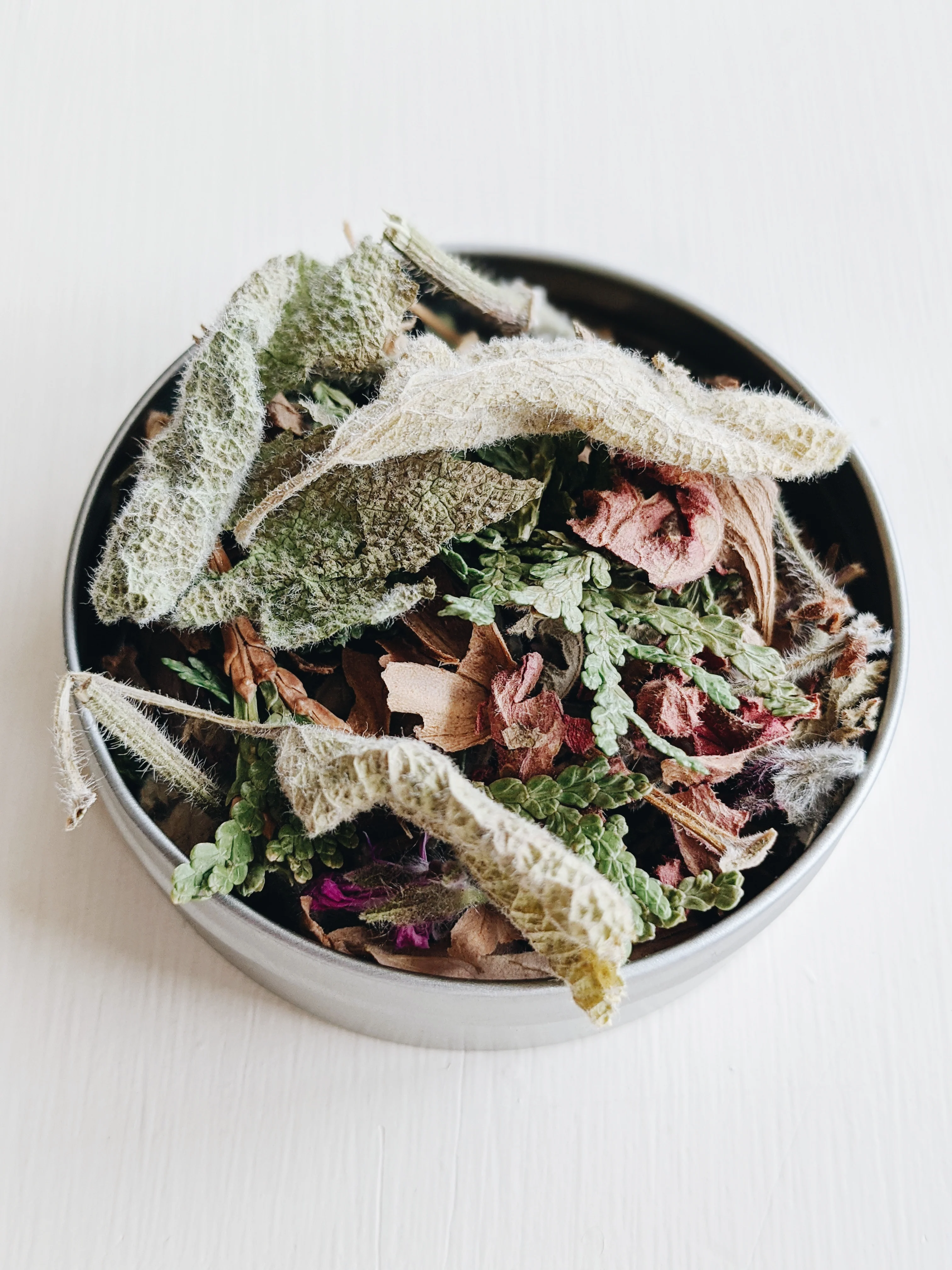 Ghost incense. Perfumer-grown cured herbs and woods. Dominican sage, northern white cedar, scented geranium, patchouli. - Image 6