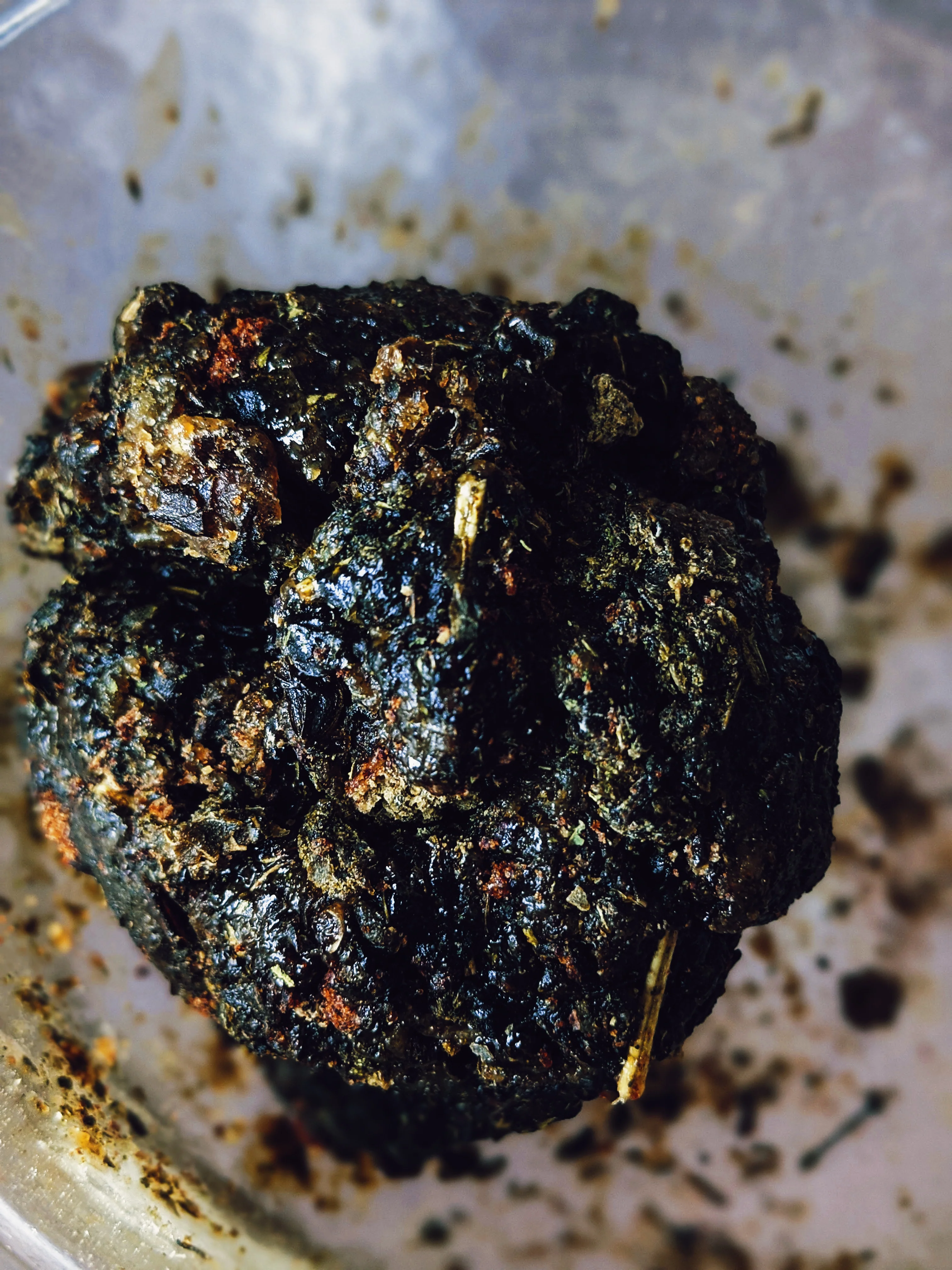 Inchoate Neri-Koh Incense. Zaatar, Malawi camphor basil, scented geranium, black sage, roses (alba, moss, damask, musk, and gallica), apricots, cardamom, wild fir balsam and red spruce boughs. - Image 7