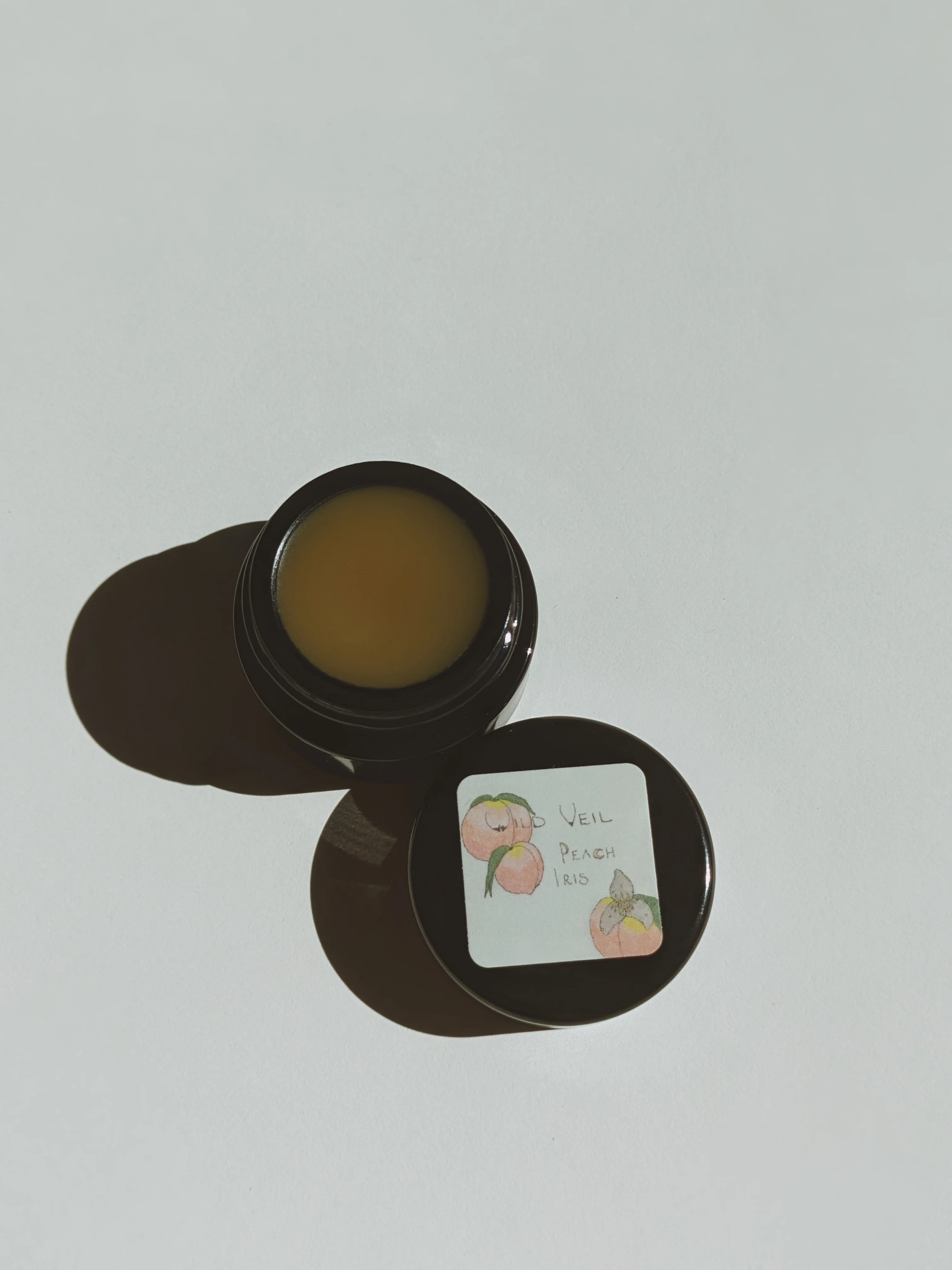 Peach Iris. enfleurage perfume. orris root, peach, rose, apricot, osmanthus, stephanotis. October 2023 - Image 11