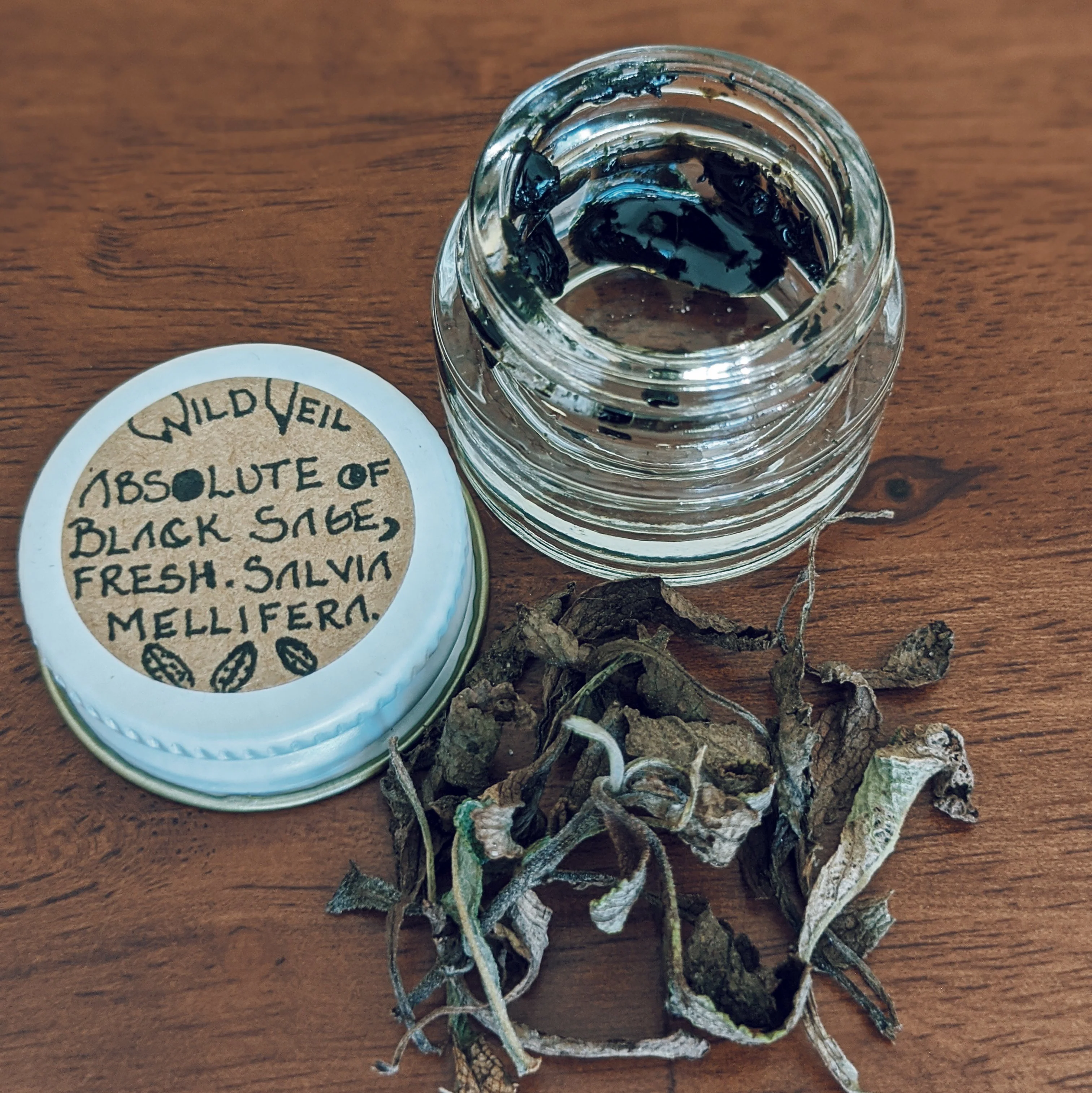Sage Scrub. Natural perfume fixative. Homegrown white, baja, and black sages and chaparral. - Image 15