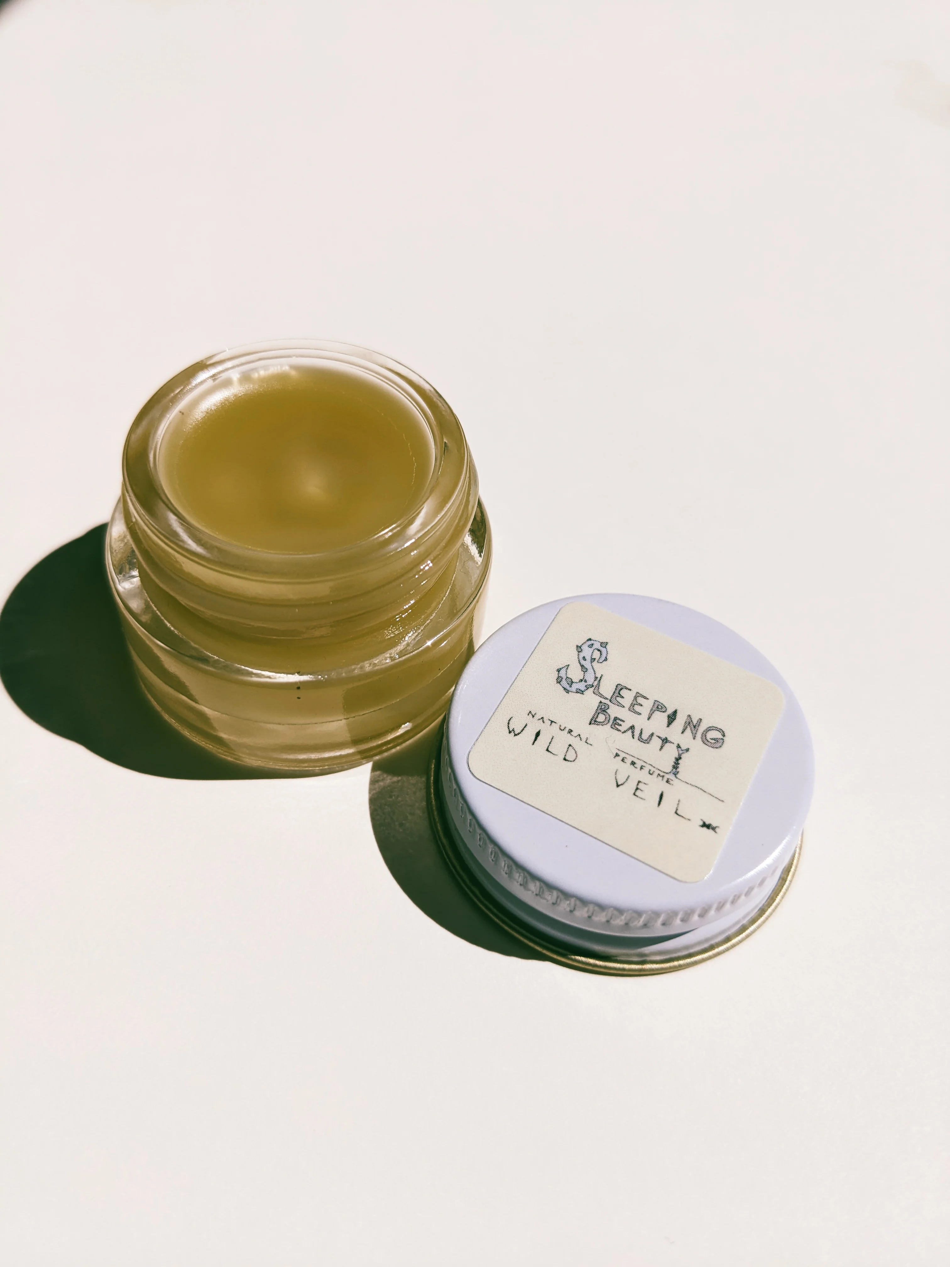 Sleeping Beauty. natural perfume. pale basil. feral in sleep, a honeycomb shroud. March 2023 - Image 12