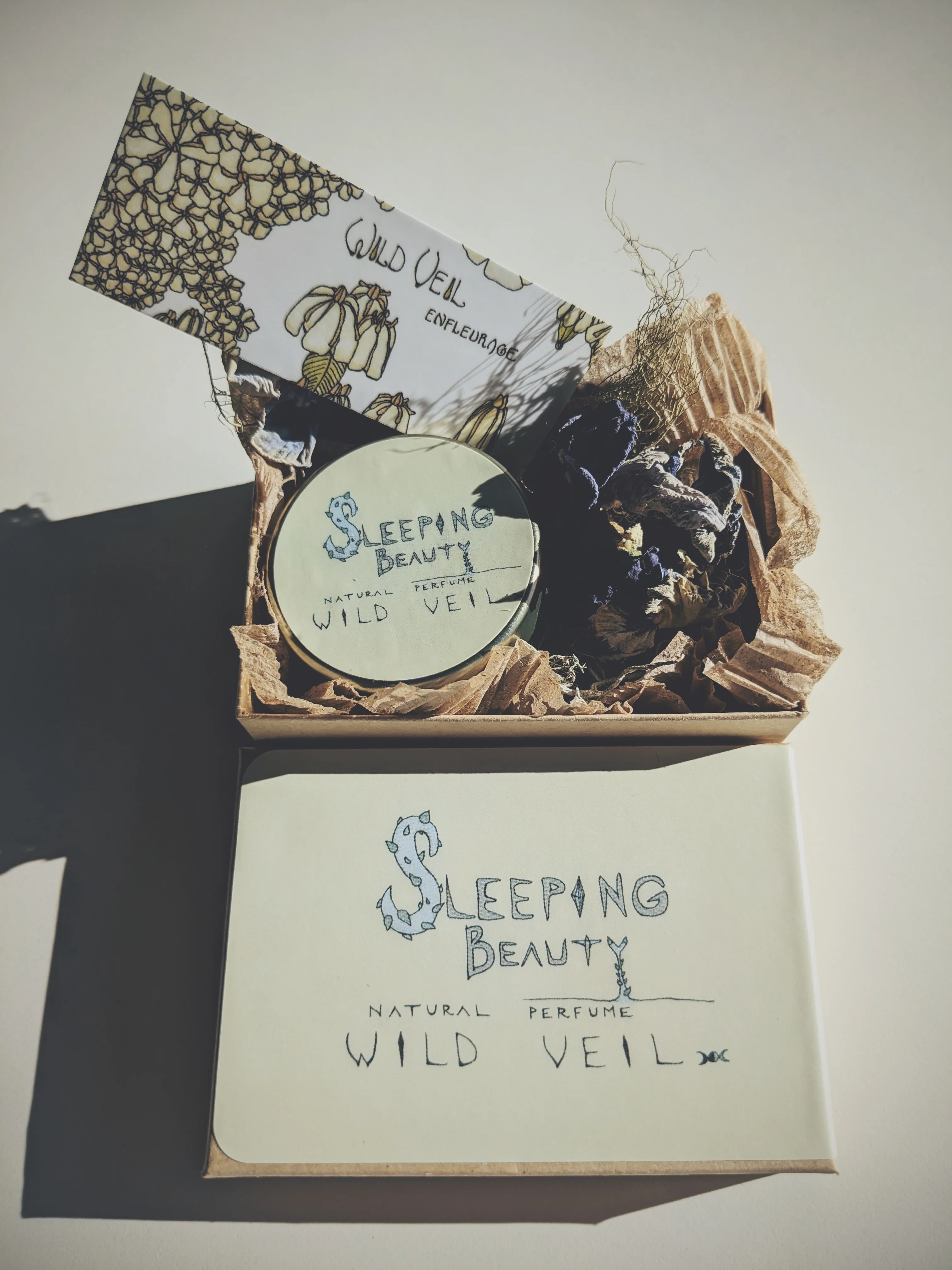 Sleeping Beauty. natural perfume. pale basil. feral in sleep, a honeycomb shroud. March 2023 - Image 9